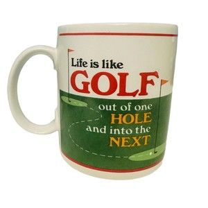 Papel Freelance Golf Mug Life Is Like Golf The Golf Club Coffee Cup